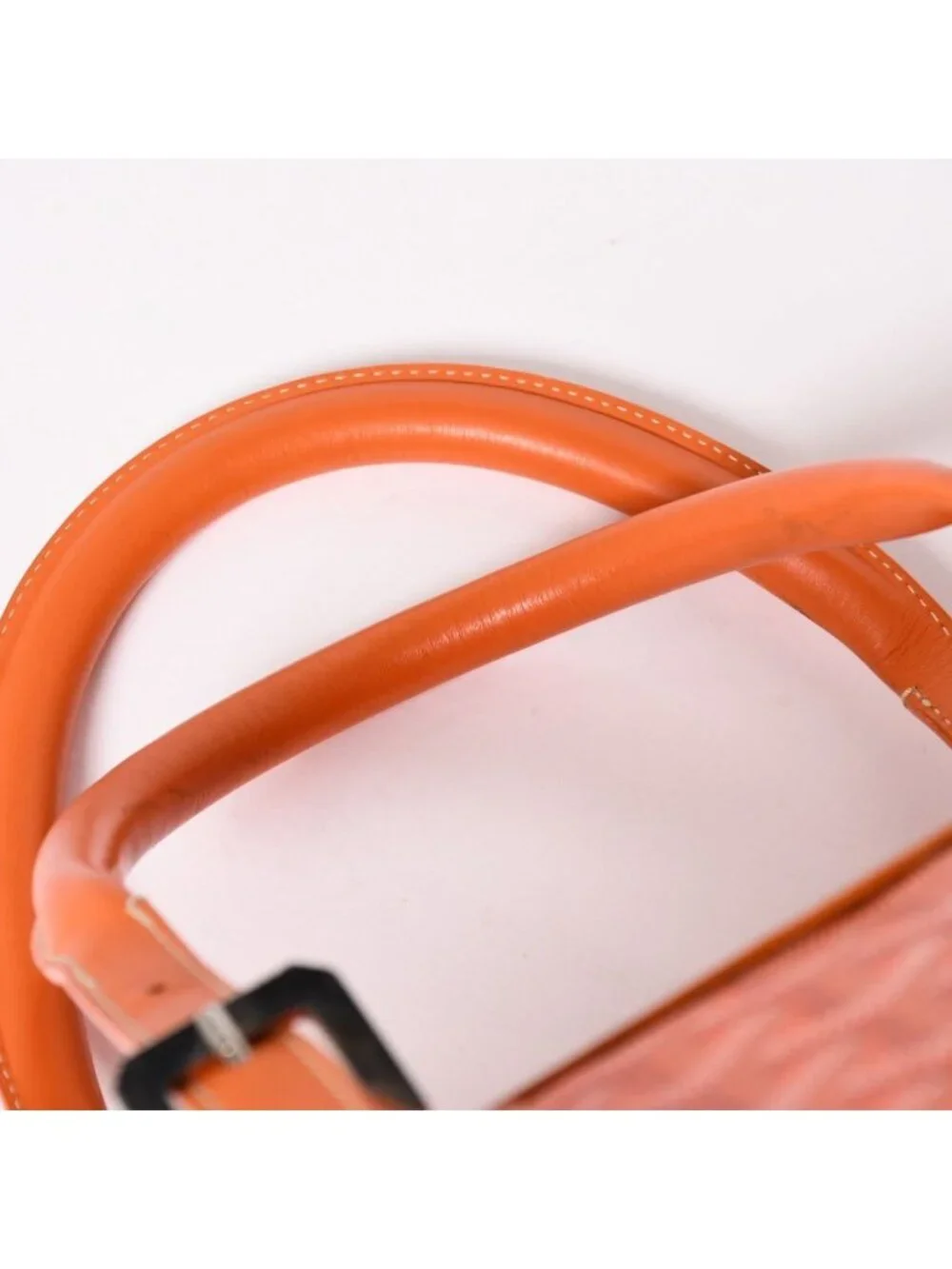 Goyard Boston Bag Back Boeing 45 Orange All Over Print